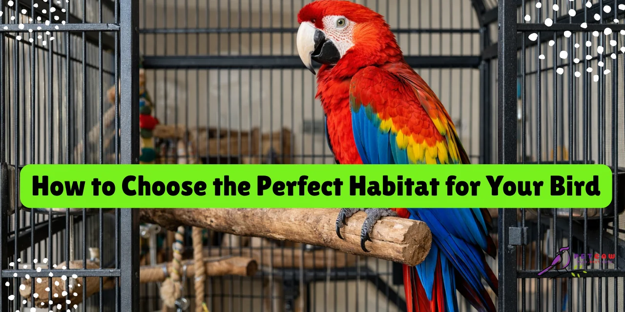 how to choose the perfect habitat for your bird cage size guide