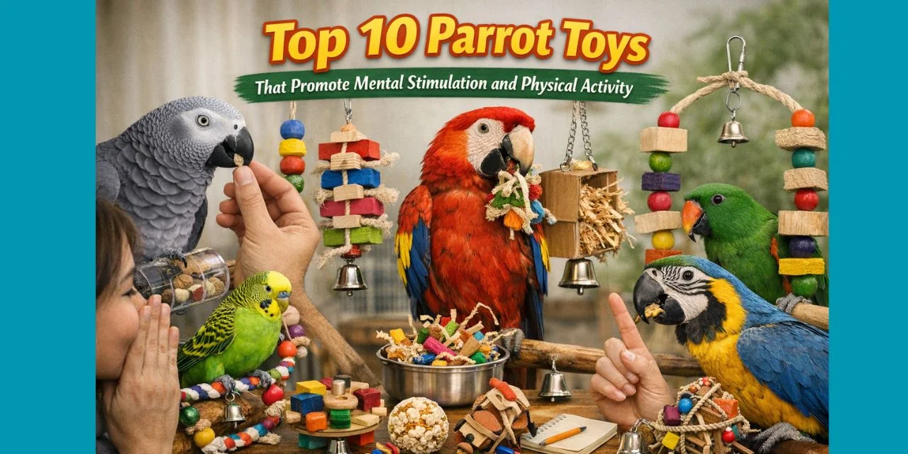 top 10 parrot toys that promote mental stimulation and physical activity